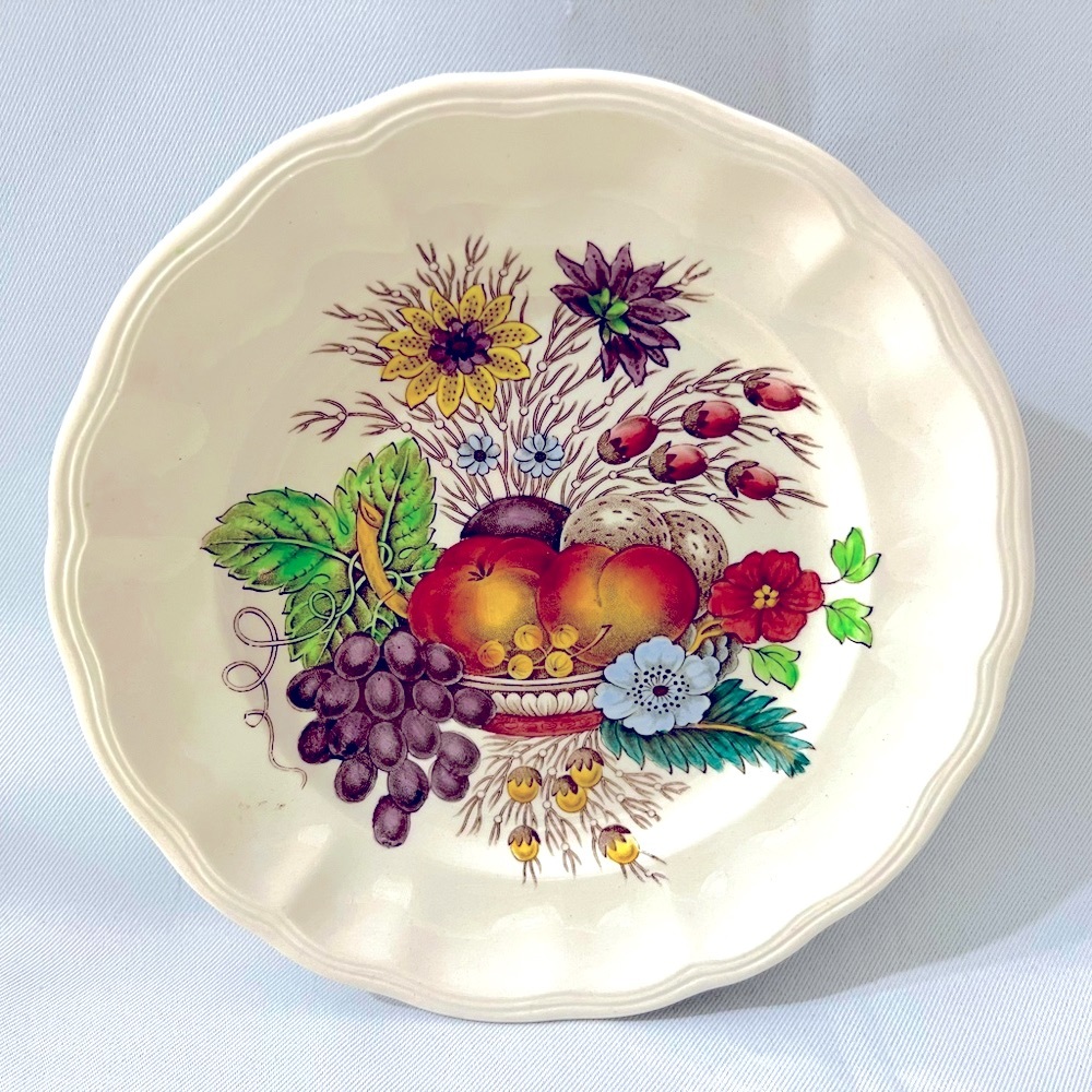 Vintage SPODE Copeland ENGLAND fruit plates (2 pieces)